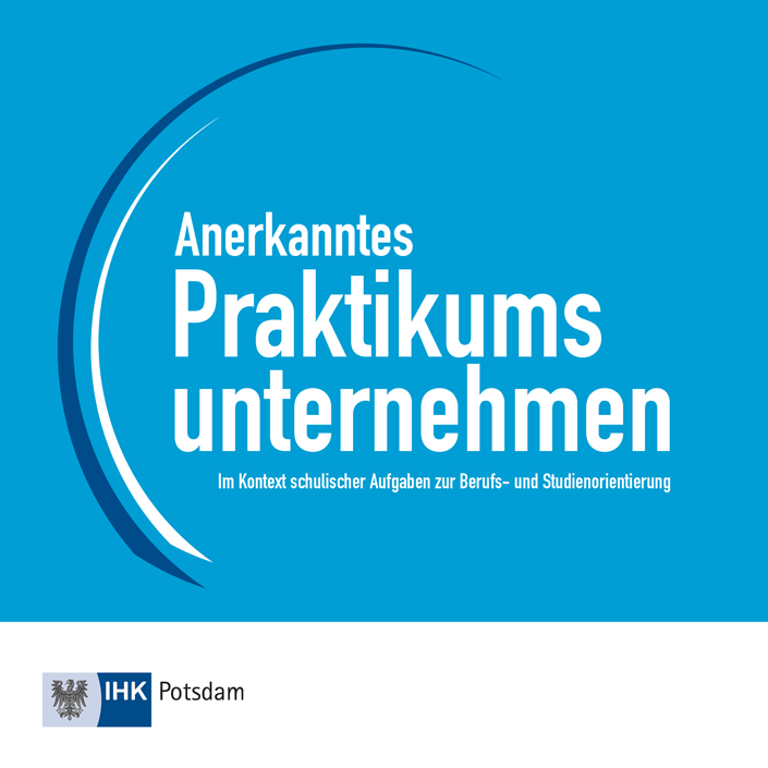Siegel "Anerkanntes Praktikumsunternehmen" der IHK Potsdam